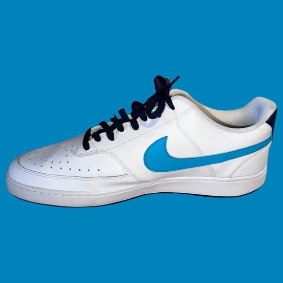 Nike Leather Court Vision Low NBA Sneakers Size 14 - Picture 4 of 9